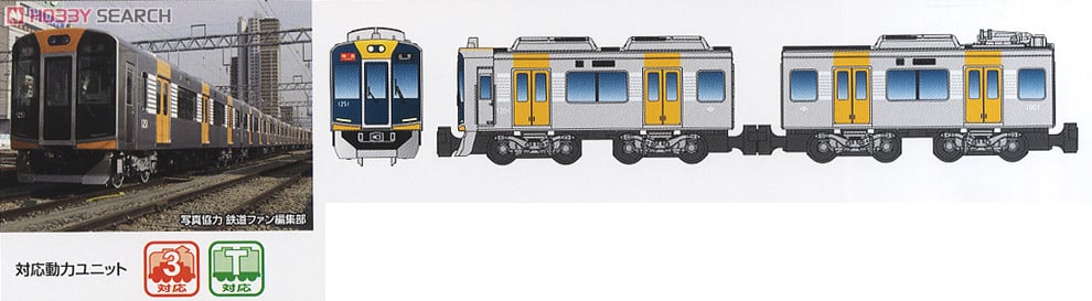 Bトレインショーティー 阪神電車 1000系 (2両セット) (鉄道模型