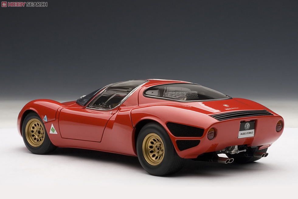 アルファロメオ ティーポ33/2 ストラダーレ プロトタイプ 1967 (レッド