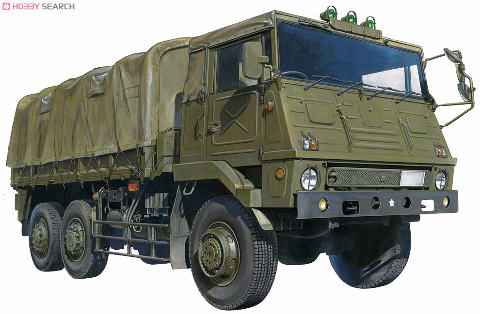 陸上自衛隊 73式大型トラック 「3トン半」 (プラモデル) - ホビー