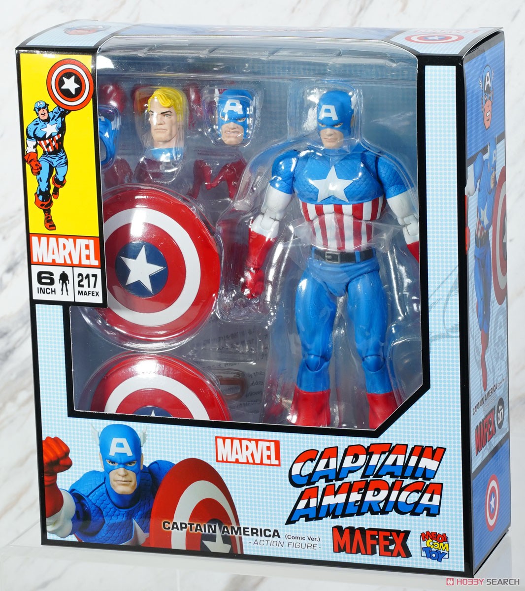 Bargain Item* Mafex No.217 Captain America (Comic Ver.) (Completed