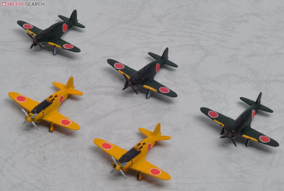 日本海軍局地戦闘機 雷電 試製雷電(十四試局戦改)付 (5機セット