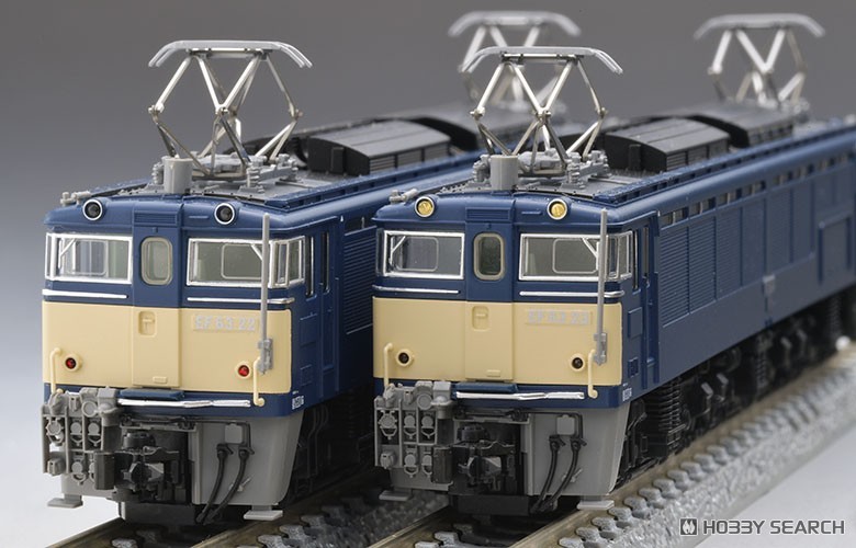 JR EF63形電気機関車 (3次形・青色) セット (2両セット) (鉄道模型