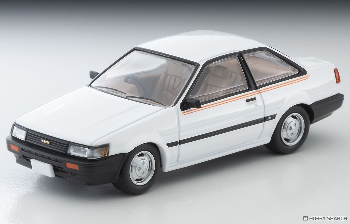TLV-N284e Toyota Corolla Levin 2 Door Lime (White) 1983 (Diecast