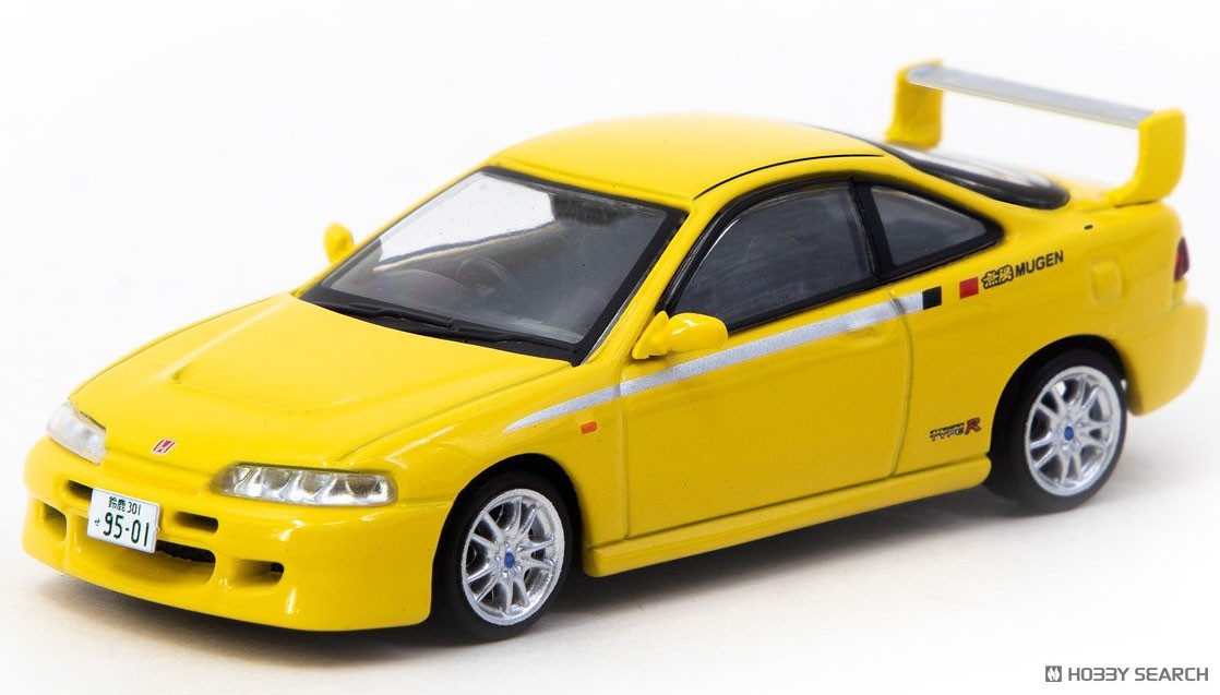 Honda Integra TYPE R DC2 MUGEN Sunlight Yellow (ミニカー) - ホビー