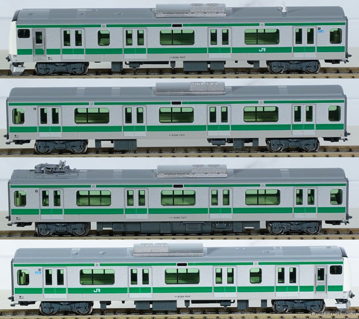 E233系7000番台 埼京線 4両基本セット (基本・4両セット) (鉄道模型