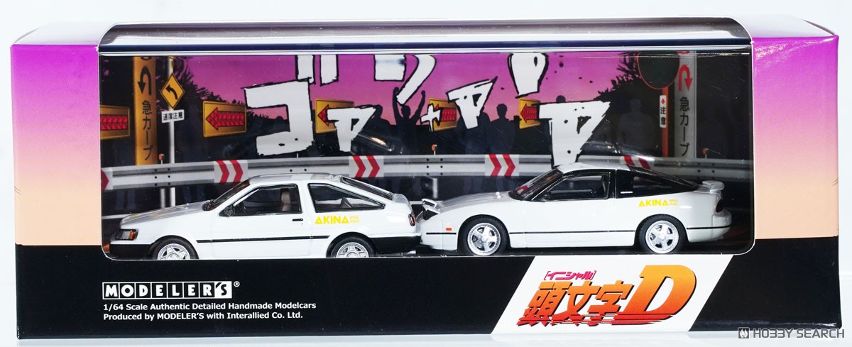 Initial D Set Vol.21 Itsuki Takeuchi Levin (AE85) & Kenji 180SX