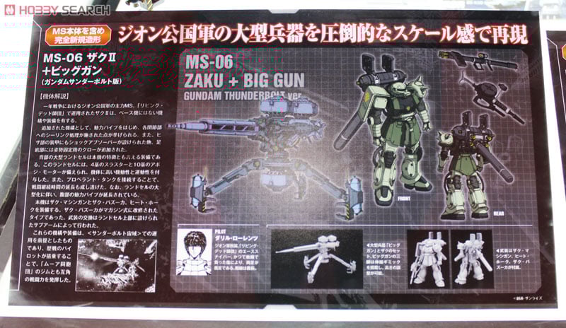 量産型ザク＋ビッグガン (ガンダムサンダーボルト版) (HG) (ガンプラ