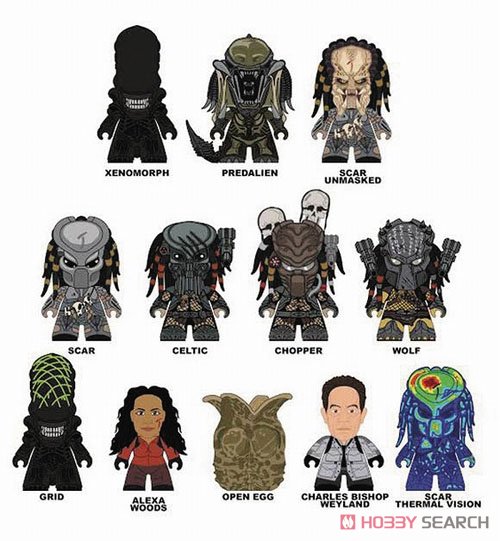 タイタンズ・ビニールフィギュア/ エイリアン vs プレデター シリーズ