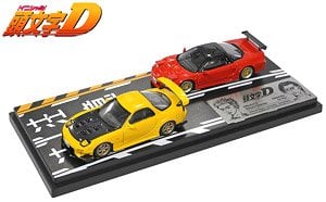 頭文字D セットVol.3 高橋啓介RX-7(FD3S) & 北条豪NSX(NA1) (ミニカー