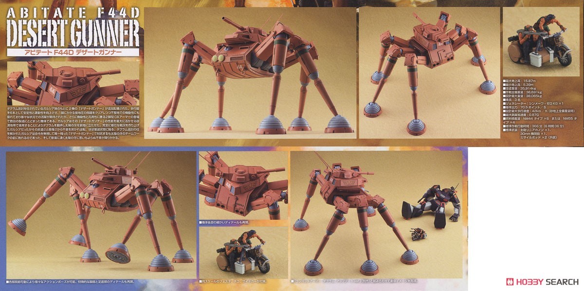 アビテート F44D デザートガンナー (プラモデル) - ホビーサーチ