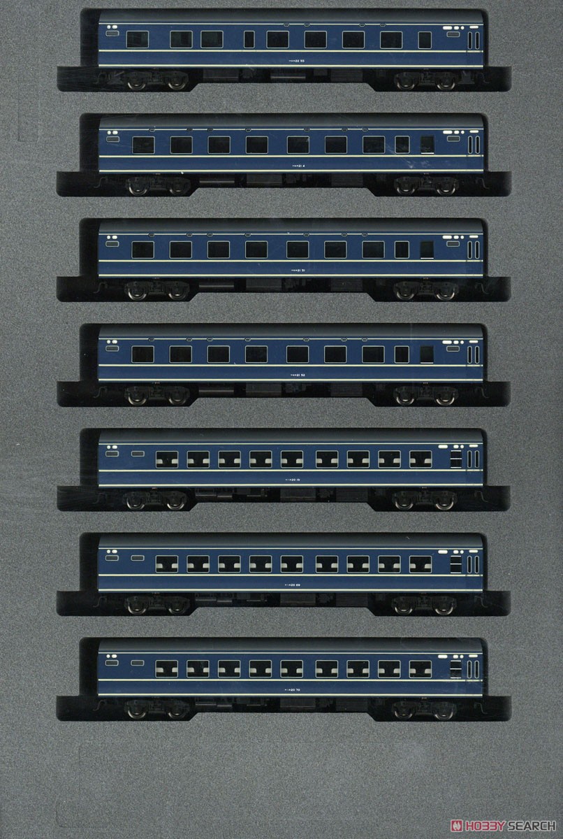 20系 寝台特急「あさかぜ」 (初期編成) 7両増結セット (増結・7両