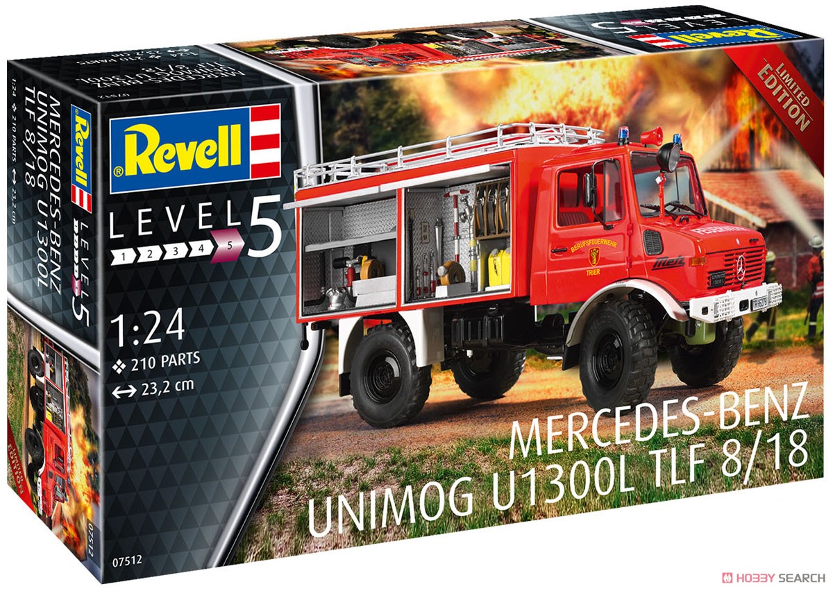メルセデス・ベンツ ウニモグ U1300L TLF8/18 消防車 (プラモデル