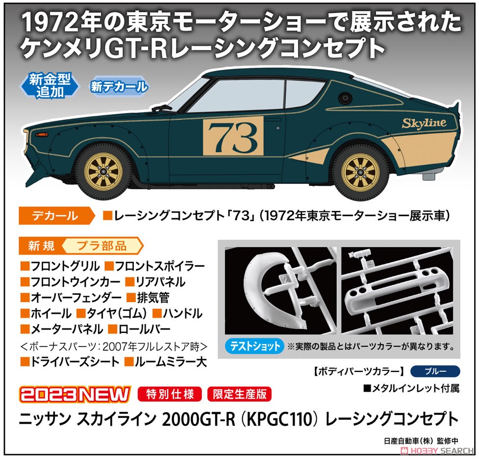ニッサン スカイライン 2000GT-R (KPGC110) レーシングコンセプト
