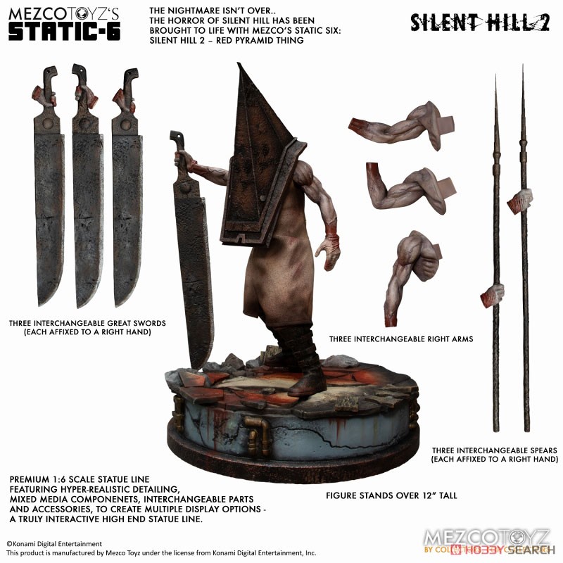 スタティック6/ サイレントヒル2: レッドピラミッドシング 1/6