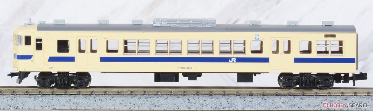 115系0番代+3000番代 冷房改造車 瀬戸内色 4両セット (4両セット