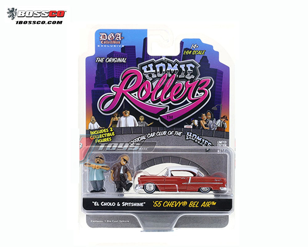 GREENLIGHT X DGA HOMIE ROLLERZ 1955 CHEVROLET BEL AIR – Boss Company