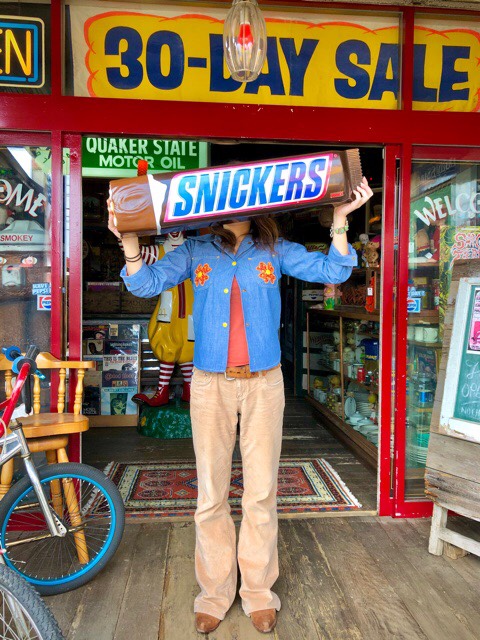 Vintage Snickers Bar Store Display Sign (T476) - 2000toys Antique Mall