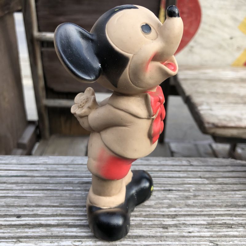 60s Vintage DELL Disney Mickey Mouse Rubber Doll (C06) - 2000toys