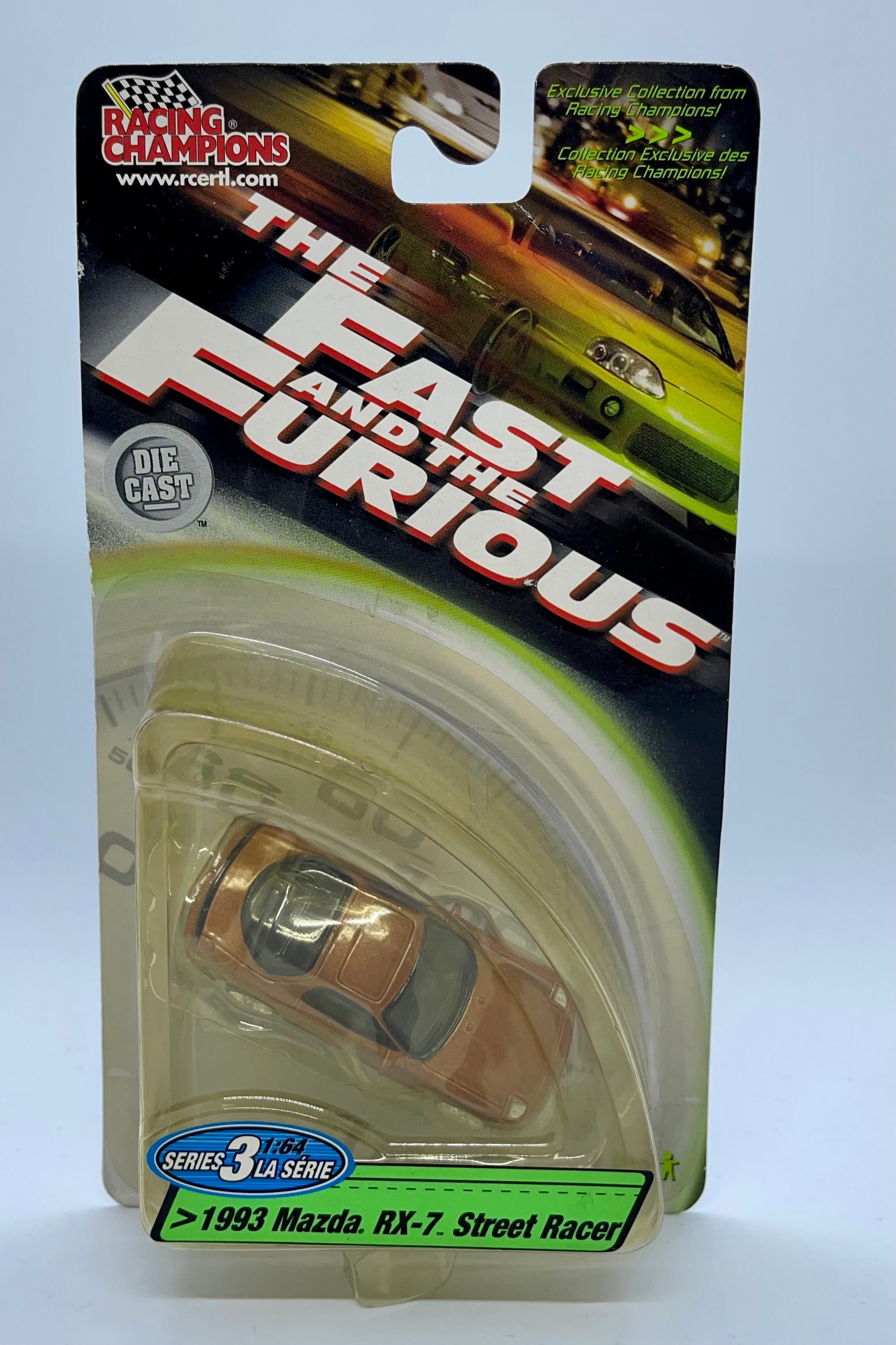 Racing Champion 1/64 Fast and Furious Mazda Rx-7 – 20KM Diecast