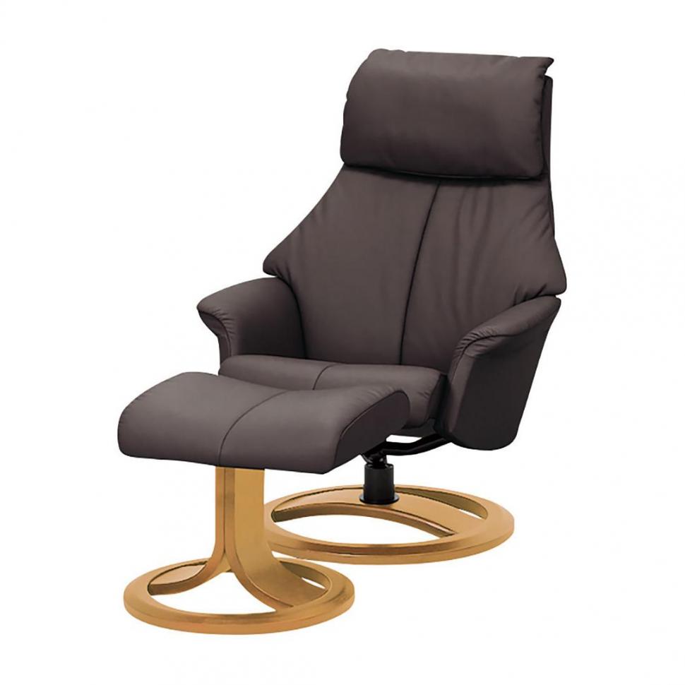 パーソナルチェア IMGオーロラLow チョコ/オーク | TWO-ONE STYLEネット