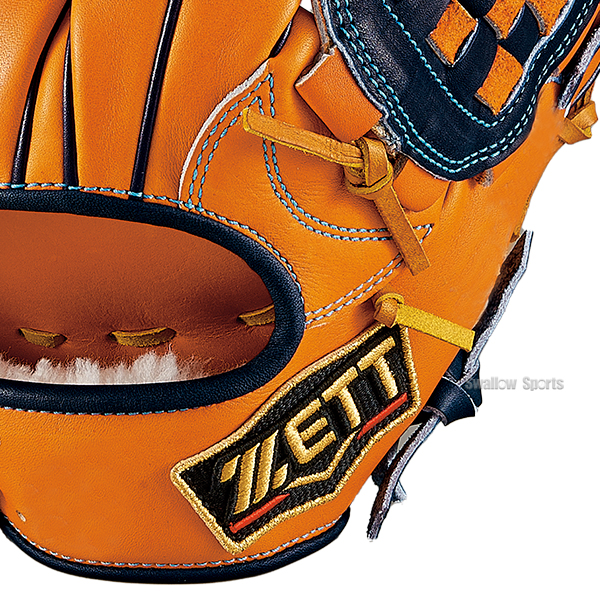 ZETT PROSTATUS 軟式グローブ オレンジ ZETT プロステイタス 軟式