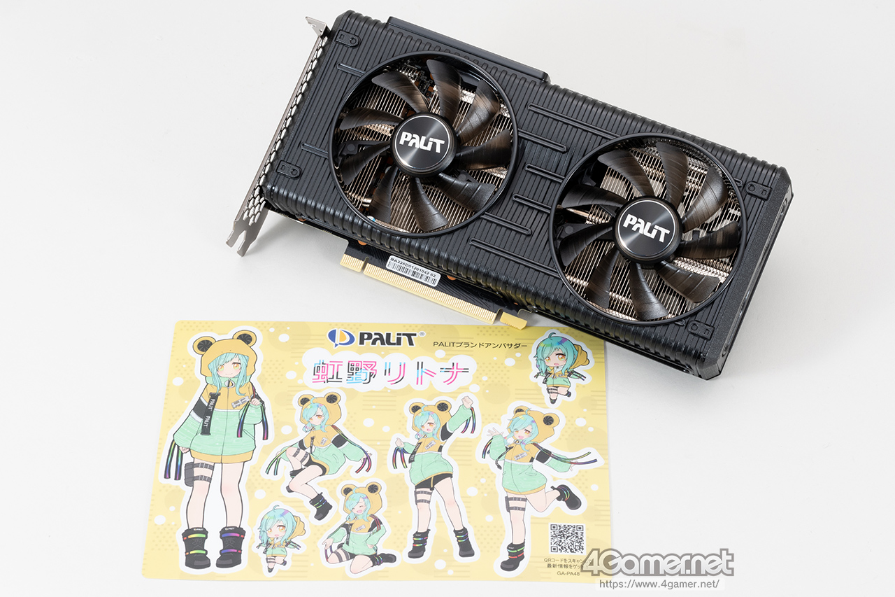 PR】Palitの「GeForce RTX 3060 Dual OC」は，NVIDIA GeForce GTX 1060