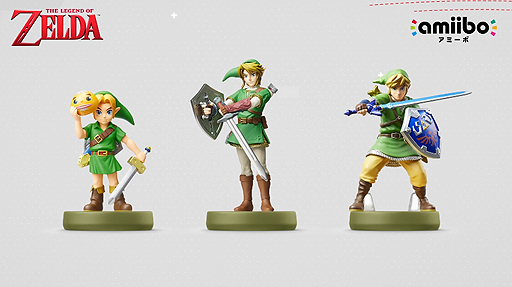 ゼルダの伝説」のリンク3種，「大乱闘スマッシュブラザーズ」の追加