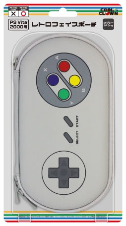 SFCのコントローラをモチーフにした新型PS Vita用ポーチが9月10日に発売