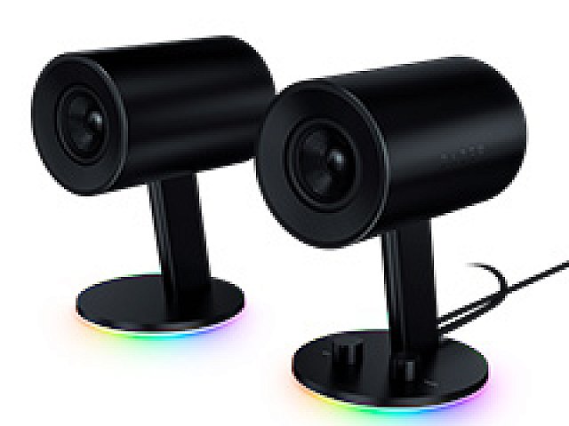 Razer，PC用の2chスピーカー「Nommo」を国内発売。アナログ接続モデル