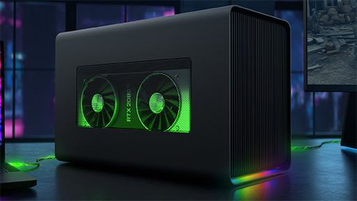 Razer，外付けグラフィックスボックス「Core X Chroma」を発表。拡張用