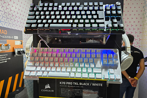 発売されたばかりのラピドリ対応の新型10キーレスキーボード「K70 PRO