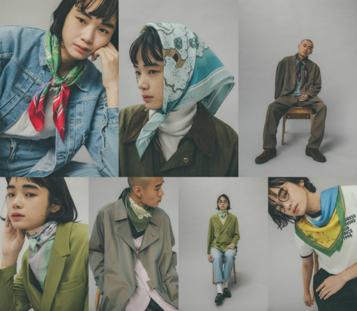 MOTHER」シリーズの“マップ”がデザインされたシルクスカーフが登場