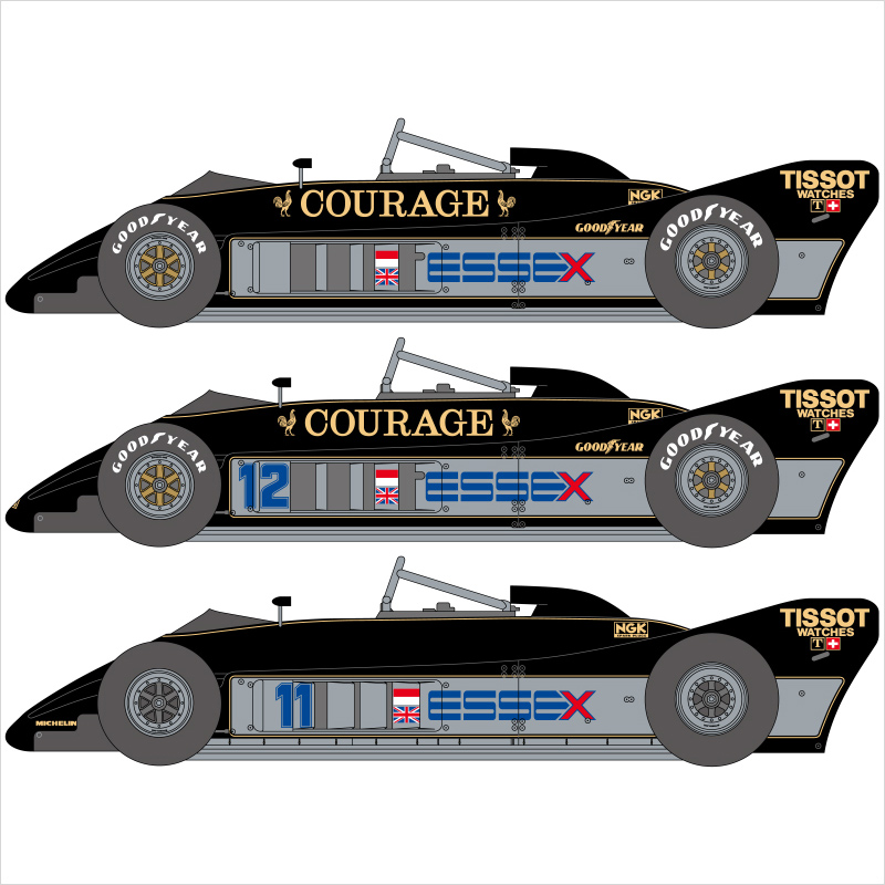 SHUNKO 1/20 ロータス タイプ88B 1981イギリス デカール エブロ対応