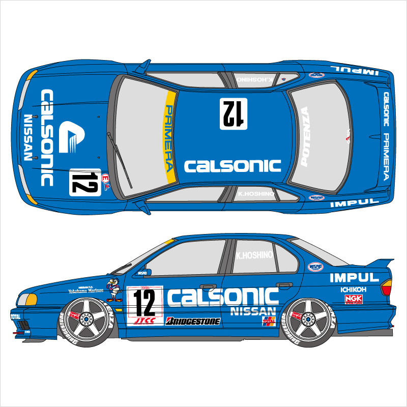 SHUNKO 1/24 カルソニック プリメーラ 1994 デカール タミヤ対応