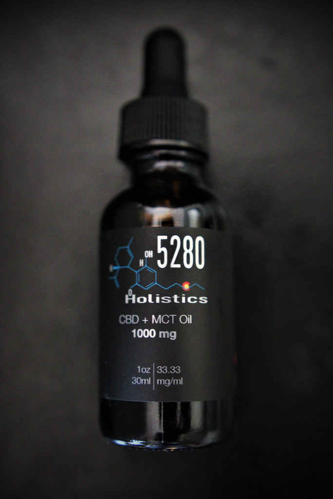 CBD for Athletes CBD + MCT Oil - No THC CBD - 5280Holistics CBD