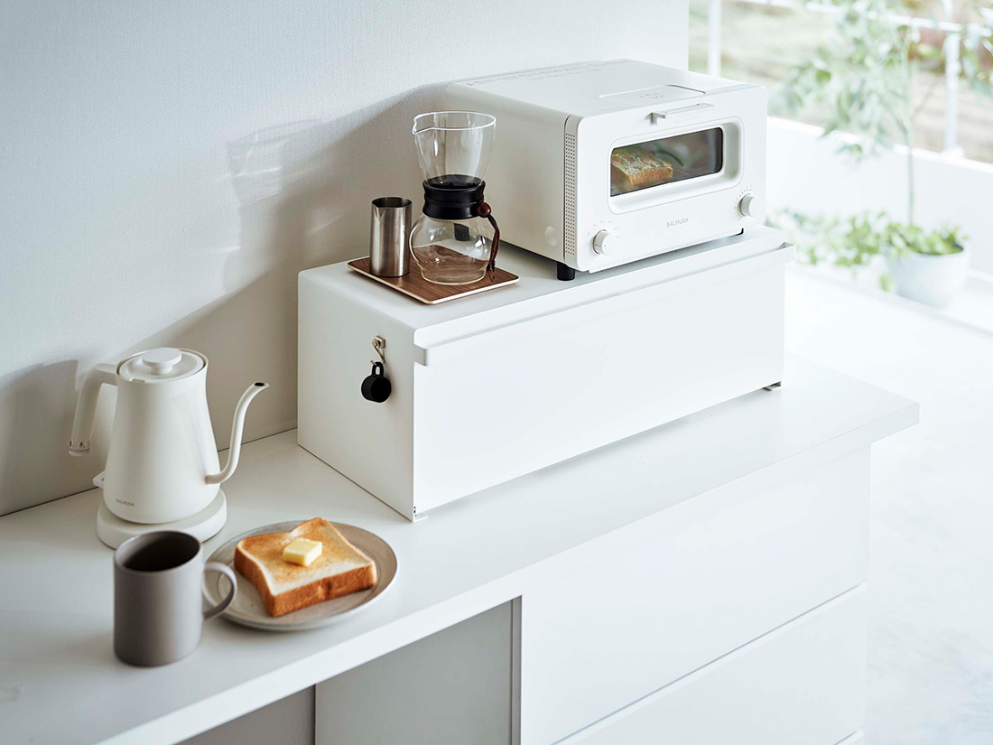 Tower ブレッドケース ワイド ホワイト | その他の保存容器 | お菓子