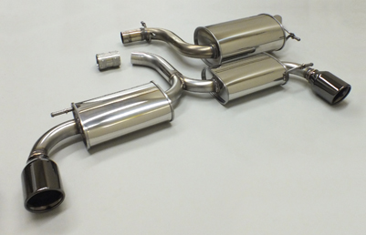 ◇販売終了 COX Stainless Muffler VW Golf6 GTI用 Black Tail Edition