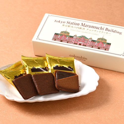 商品詳細（東京駅丸の内駅舎 チョコサンドクッキー）｜原宿スイーツの