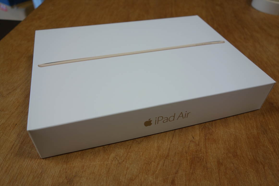 iPad]いまさらですが、iPad Air2 64GB Goldを買いました。新しい