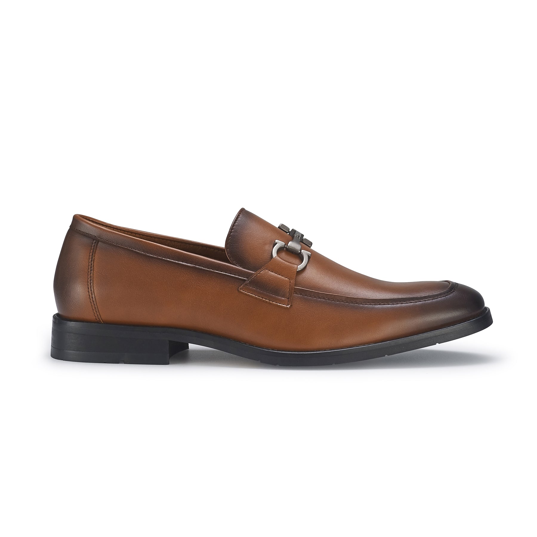 Men's Vegan Leather Loafer | Daxon in Cognac | Ferro Aldo