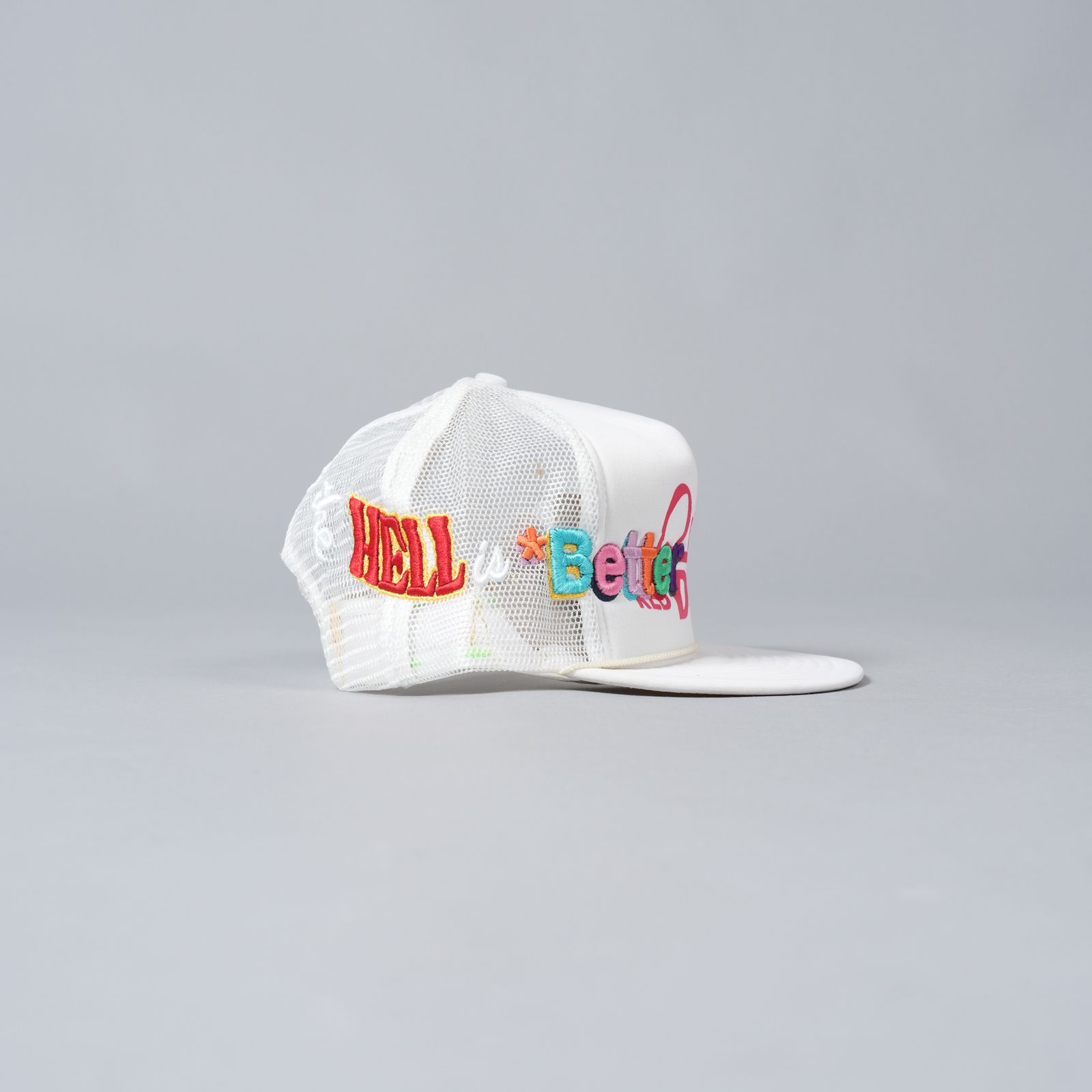 Better With Age - WTH is BWA Hat / メッシュキャップ (ホワイト