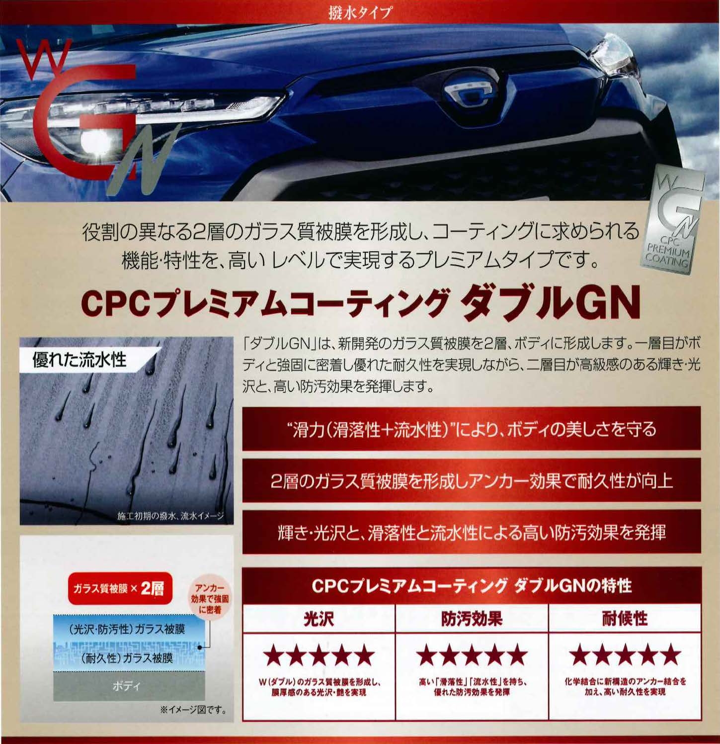 新車ボディコーティングラインナップ | トヨタカローラ栃木