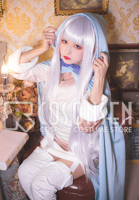 Re：ゼロから始める異世界生活 リゼロ 氷結の絆 エミリア コスプレ衣装