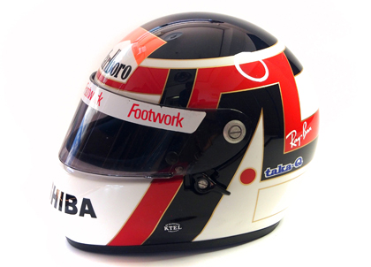Driver Visor - Aguri Suzuki - Footwork(Arrows) Mugen Honda - F1