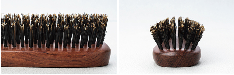 ウエダ美粧堂の新発売 ! 天然猪毛をふんだんに使うことにより、地肌の