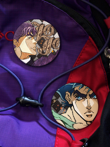 希少 ジョジョの奇妙な冒険 ジャンプ展 缶バッジ ジョナサン・ジョー