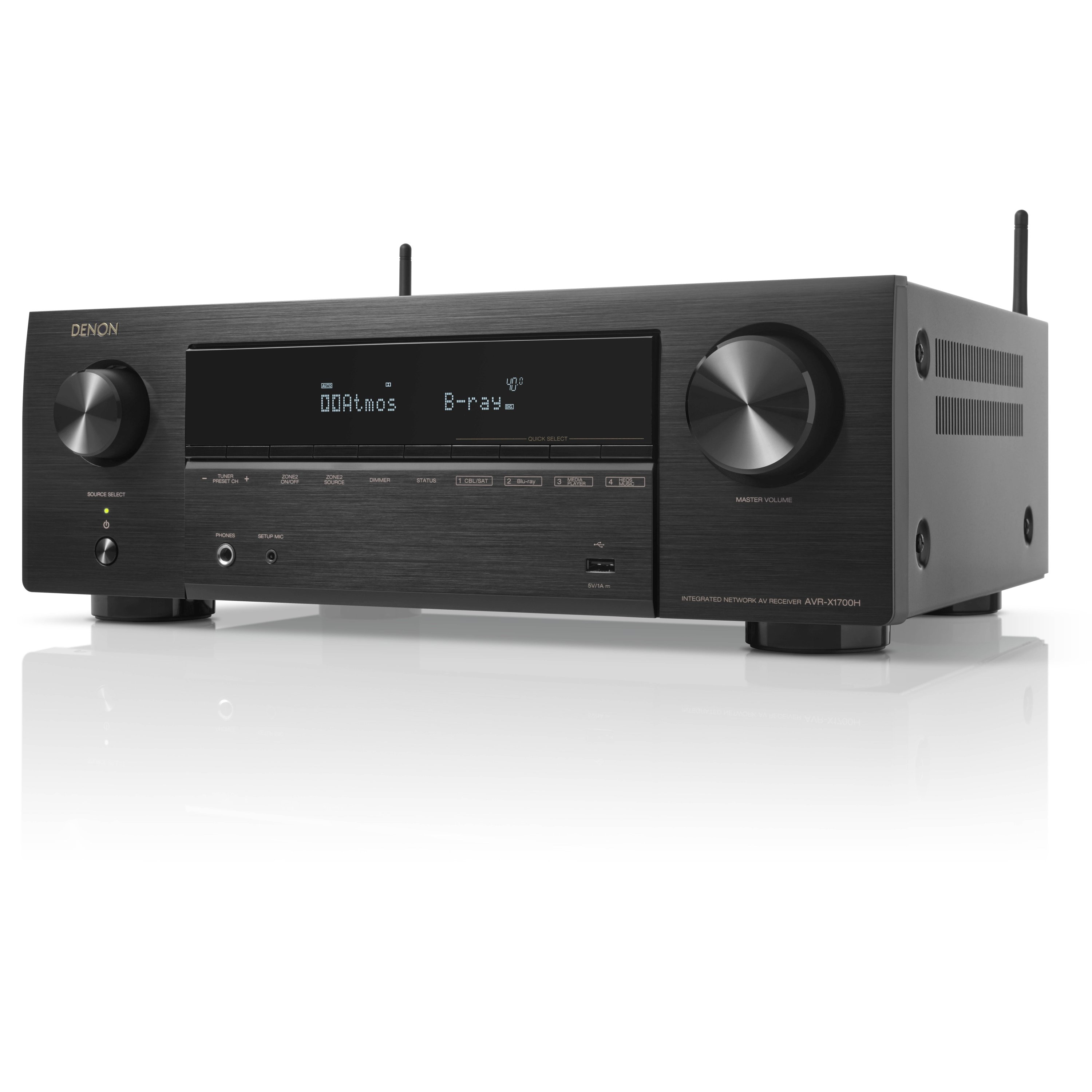 デノン アンプAVRX1700HK × ポーク 5.1.2ch スピーカーシステムセット