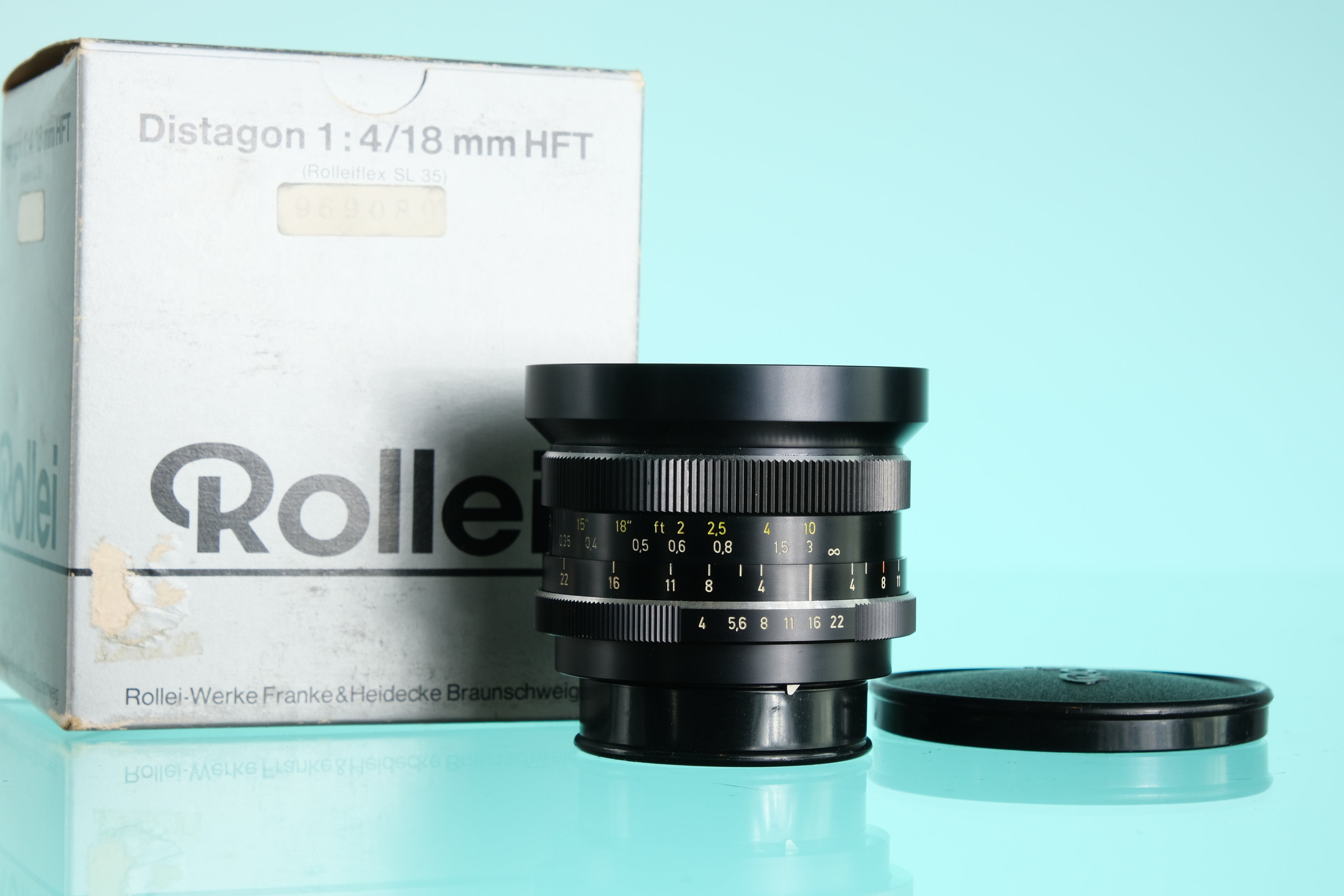 Rollei Carl Zeiss Distagon 35mm F/2.8 Wide Angle Lens for QBM