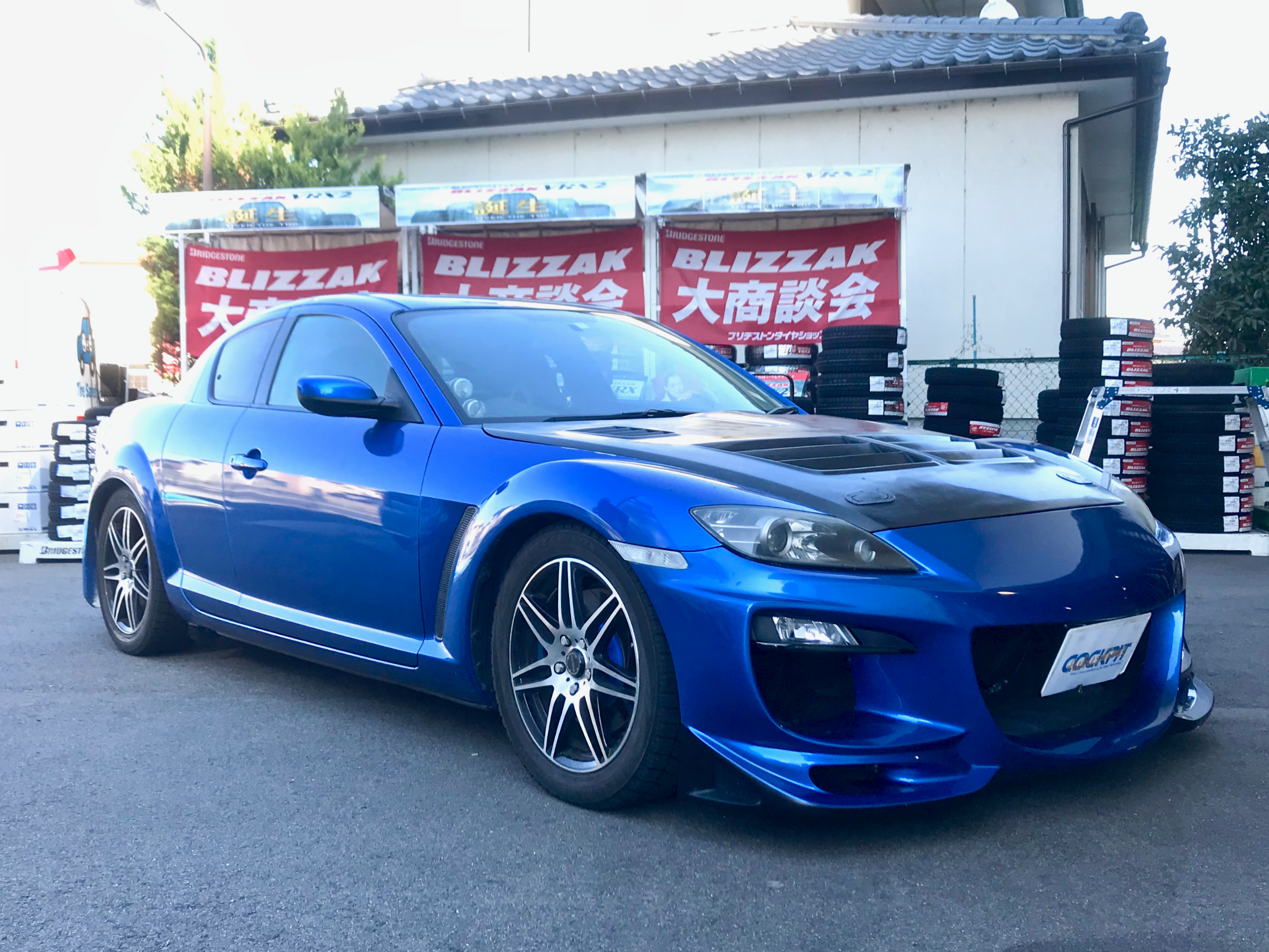 SE3P MAZDA RX-8の足廻りをOVER DRIVEの車高調Odula『蹴脚』で