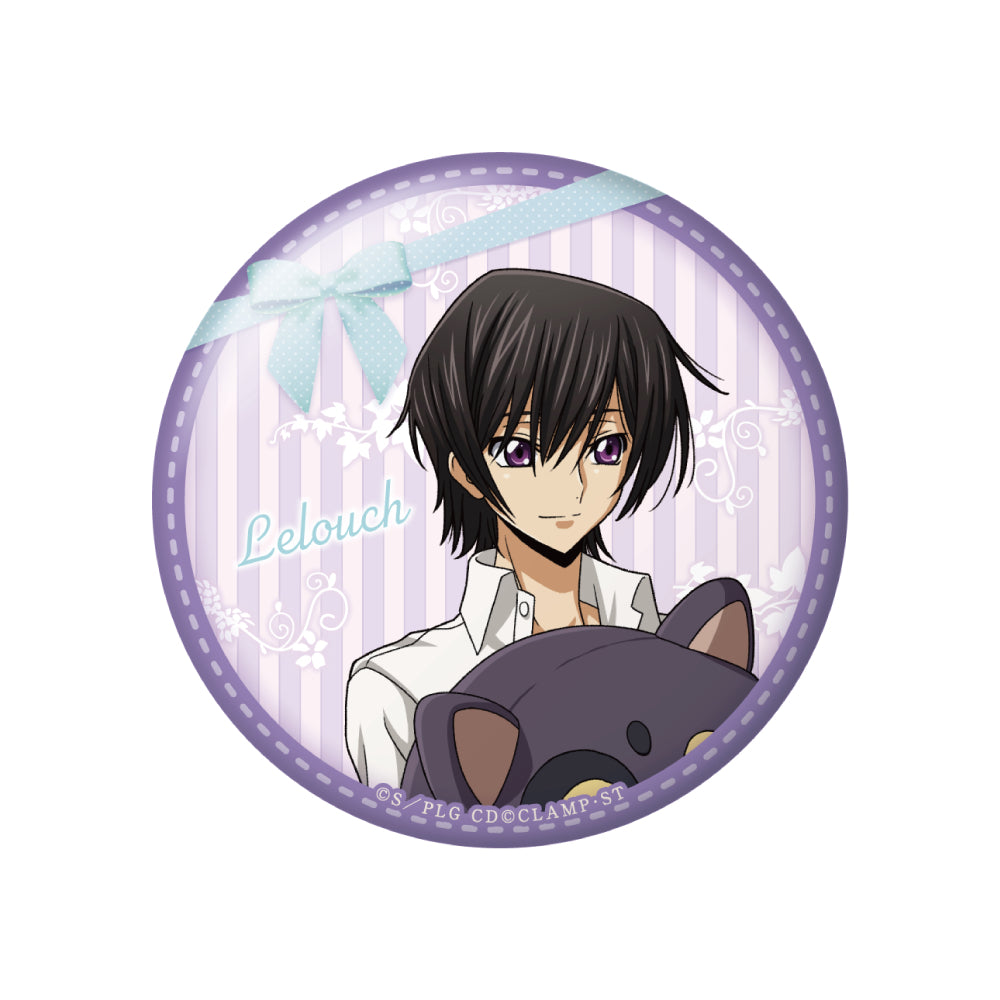 コードギアス 反逆のルルーシュ×GiGO 描き下ろしおっきめ缶バッジ